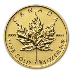 2014 1/4 oz Gold Canadian Maple Leaf