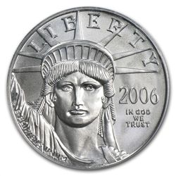 2006-W 1/2 oz Burnished Platinum Eagle MS-69 PCGS (FS)