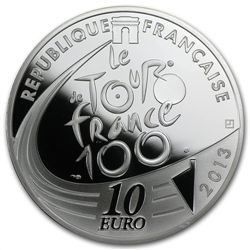2013 10 Silver 100th Edition Tour de France - Red Spott