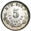 Image 1 : 1901-1904 Mexican Silver 5 Centavos (Avg Circ) ASW. 039