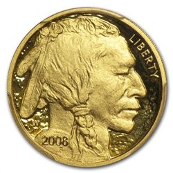 2008-W 1/4 oz Gold Buffalo PR-69 PCGS (Black Diamond)