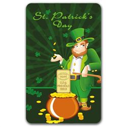 1/2 gram St. Patrick's Day Gold Bar (Pre-Sale 2/24/14)