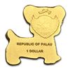 Image 1 : Palau Gold $1 Golden Dog (1/2 gram of Pure Gold)