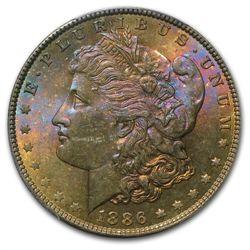 1878-1904 Morgan Dollars - MS-63 PCGS - Beautifully Ton