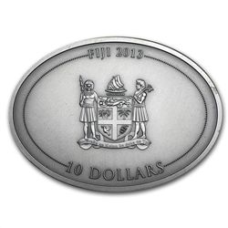 Fiji 2013 1 oz Silver $10 Fascinating Wildlife - Giant