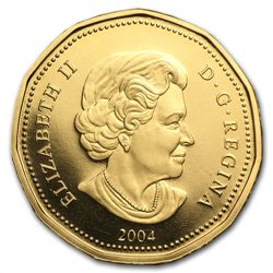 2004 Canadian $1 The Elusive Loon Coin &amp; Stamp Set