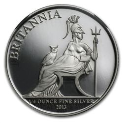 2013 1/4 oz Silver Britannia PF-69 UCAM NGC