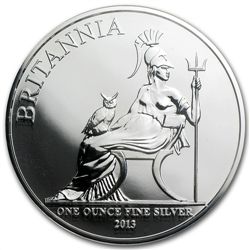 2013 Britannia One Ounce Premier Silver Coin MS-69 PCGS
