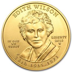 2013-W 1/2 oz Uncirculated Gold Edith Wilson (w/Box &am