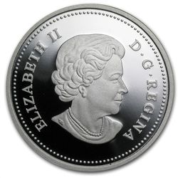 2013 1 oz Silver Can.- Bald Eagle - Mother Protecting H