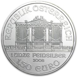 2008 1 oz Silver Austrian Philharmonic - Specially Seal