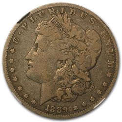 1889-CC Morgan Dollar Fine-12 NGC - Nice Semi Key