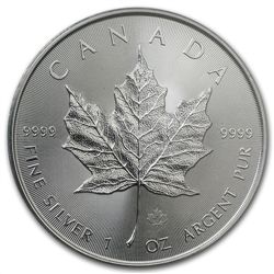 2014 1 oz Silver Canadian Maple Leaf MS-68 PCGS First S