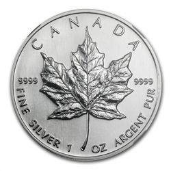 1996 1 oz Silver Canadian Maple Leaf MS-68 NGC
