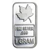 Image 1 : 1 gram Maple Leaf Silver Bar .999 Fine