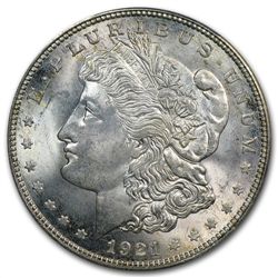 1921-D Morgan Dollar - MS-65+ Plus PCGS