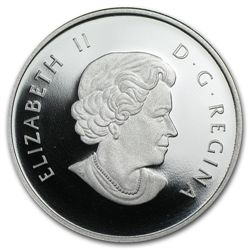 2013 1/2 oz Silver Canadian $10 A Partridge in a Pear T
