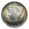 Image 1 : 1922 Peace Dollar MS-61 NGC Beautiful Obverse Toning