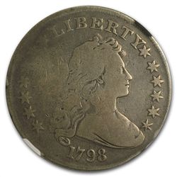 1798 Draped Bust - Heraldic Eagle - Good-6 NGC