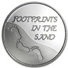 Image 1 : 1 oz Footprints in the Sand Silver Round - Plain(w/Box