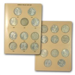 Morgan Dollar Date Set - Dansco Album - 32 Coins