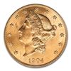 Image 1 : $20 Gold Liberty Double Eagle - MS-64+ PCGS
