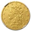 Image 1 : 1835 $5 Gold Classic Head Half Eagle - VF Details NGC -
