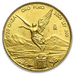 2005 1/20 oz Gold Mexican Libertad (Brilliant Uncircula