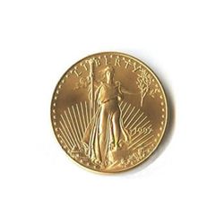 One-Tenth Ounce 1997 US American Gold Eagle Uncirculate