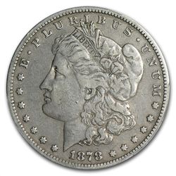 1878-S Morgan Dollar - VF-25 PCGS VAM-58 Long Nock Rev