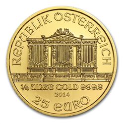 2014 1/4 oz Gold Austrian Philharmonic