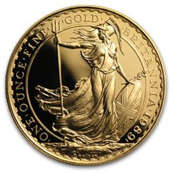 1989 1 oz Proof Gold Britannia