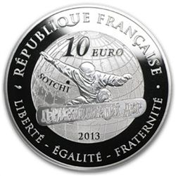 2013 10 Silver Proof Sports Series - Winter Games - Sno