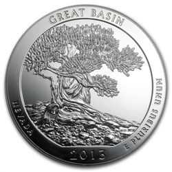 2013 5oz Silver ATB - Great Basin MS-69 DMPL (FS) PCGS