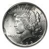 Image 1 : 1922 Peace Dollar MS-64 NGC - Curved Clip Planchet Mint