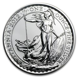 2012 1 oz Silver Britannia (Brilliant Uncirculated)