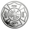 Image 1 : 1 oz Fire Department Silver Round (w/Box &amp; Capsule)