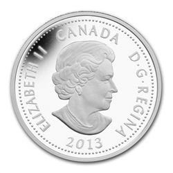 2013 1/4 oz Silver Canadian $4 Heroes of 1812 - de Sala