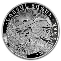 2012 1.75 oz Silver Noah's Ark 3 Coin Set .999 Proof (B