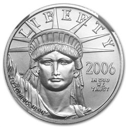 2006 1/4 oz Platinum American Eagle MS-70 NGC (First St