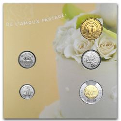 2014 Canada Wedding 5-Coin Gift Set