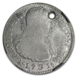 Guatemala 1791 Silver 2 Reales NGC Shipwreck Effect