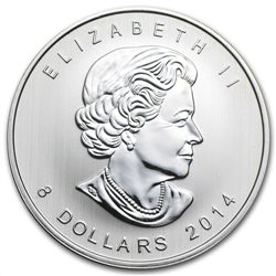 2014 1.5 oz Silver Canadian $8 Arctic Fox