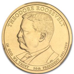 2013P Theodore Roosevelt Position A Presidential Dollar