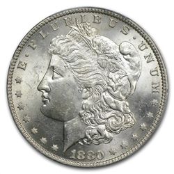 1880-O Morgan Dollar - MS-63 PCGS - CAC