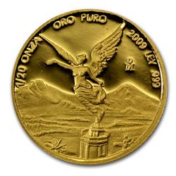 2009 1/20 oz Gold Mexican Libertad - Proof