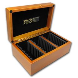 Hardwood Slab Gift Box w/PCGS Logo - Thirty Slabs