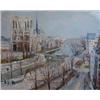 Image 1 : MARCEL DYF (French. 1899-1985) "Paris-Notre Dame". Signed Dyf l/r. Oil on Canvas. Measuring 25 "...