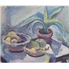 Image 1 : CONRAD MARCA-RELLI (American. 1913-2000) "Fruit and Plant Still Life". Signed corrad and dated 19...