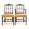 Image 1 : SET OF TEN GEORGE III MAHOGANY DINING CHAIRS English. Late 18th Century. Comprising: two arms and...